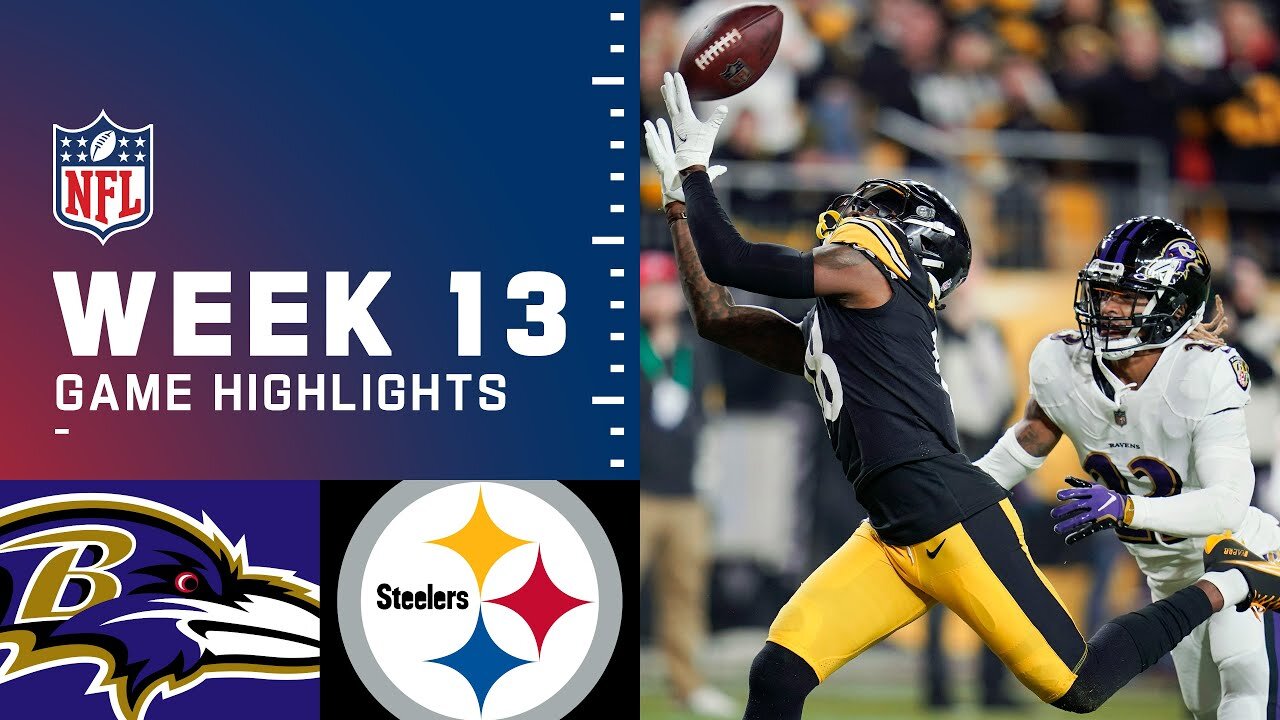 Ravens vs Steelers Week 13 2021 - NFL HIGHLIGHTS