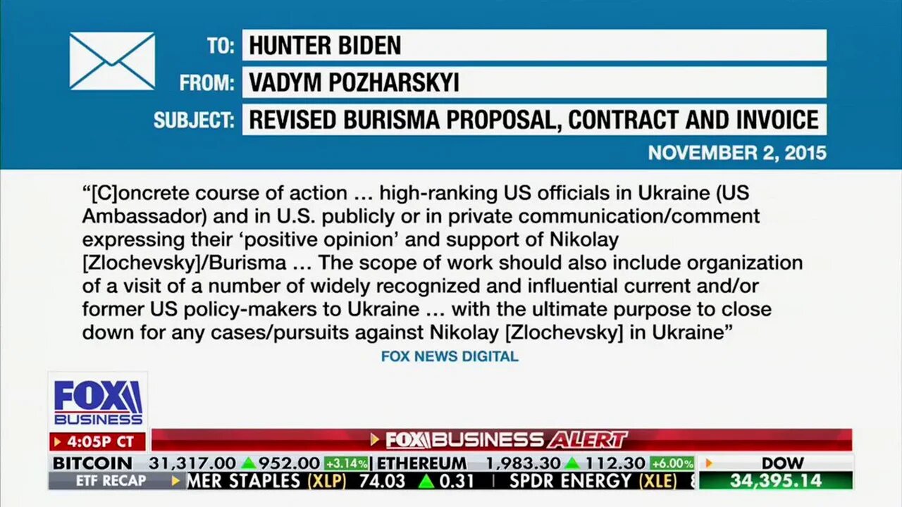 Emails BACK UP the FBI confidential source who said Joe and Hunter Biden each took $5 million