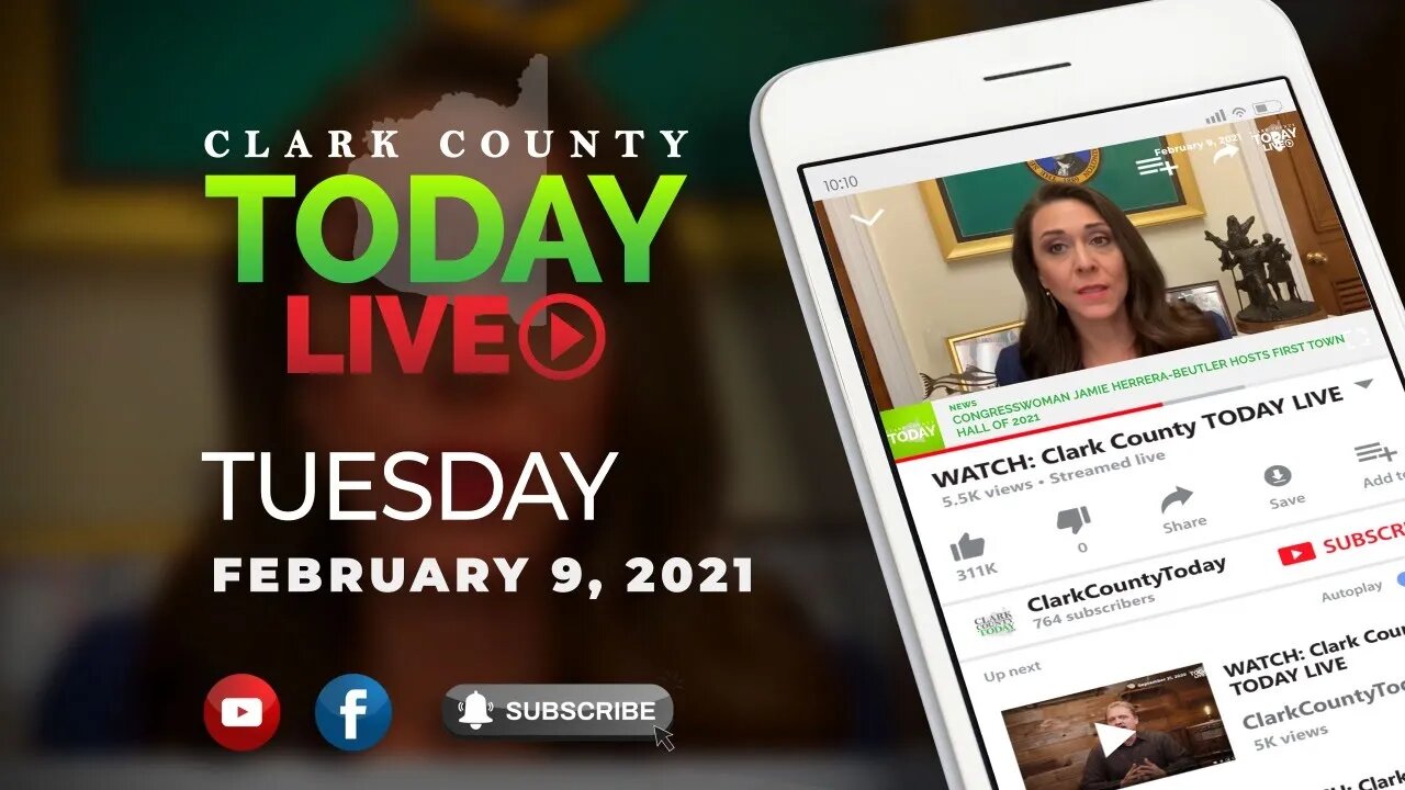 WATCH: Clark County TODAY LIVE • Tuesday, February 9, 2021