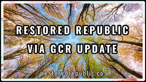 Restored Republic via a GCR: Update as of January 16, 2024