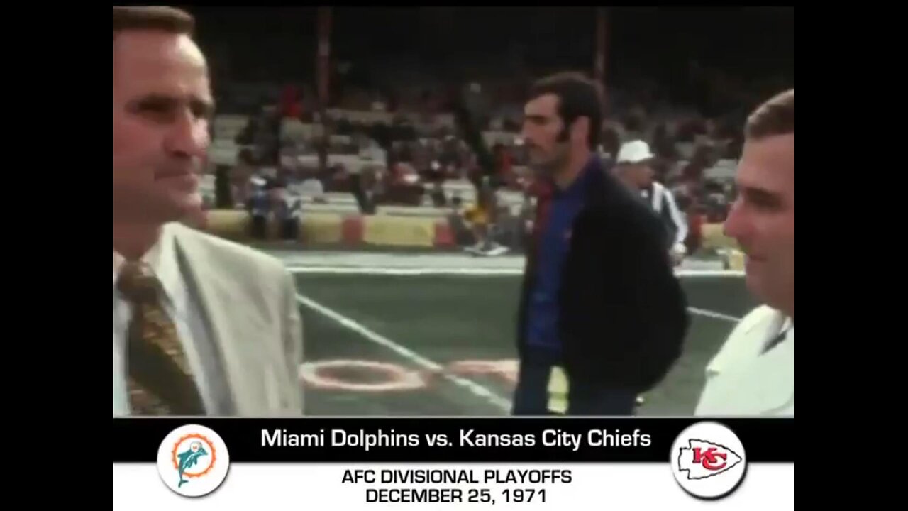 1971-12-25 AFC Divisional Miami Dolphins vs Kansas City Chiefs Part 2