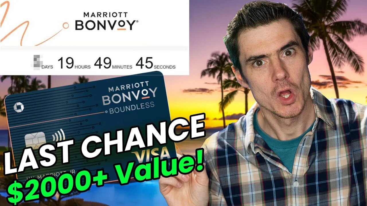 LAST CHANCE for Marriott Bonvoy Boundless 5 Free Night Bonus