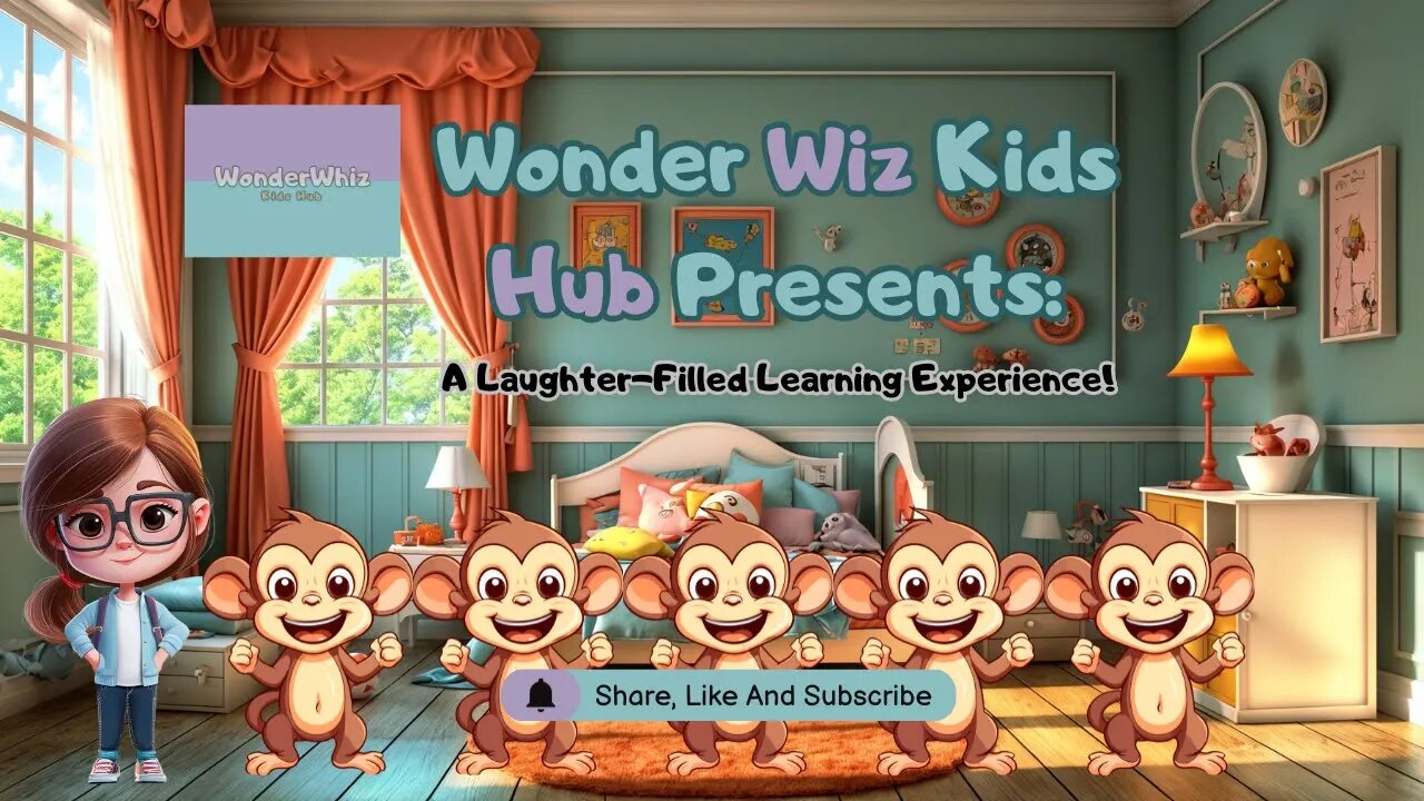 Unleash Laughter and Learning: 'Five Little Monkeys' Kids Song! 🎉