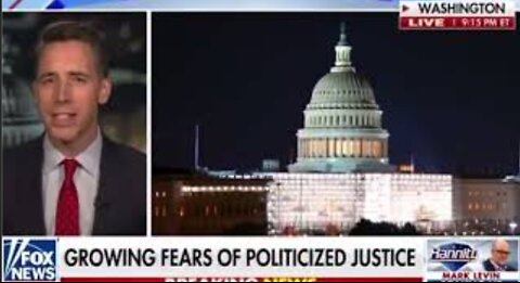 Josh Hawley: DOJ Telling Whistleblowers Set Down and Shut Up