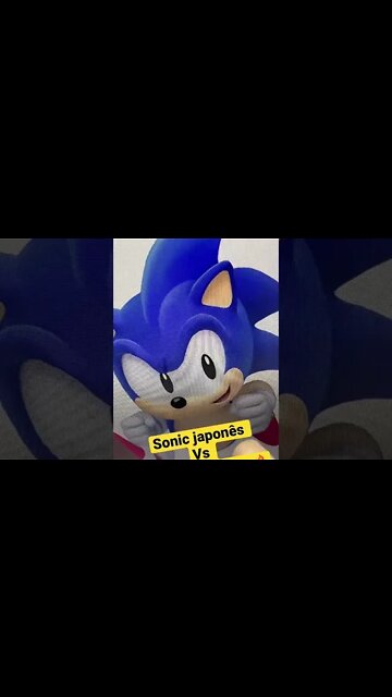 Sonic japonês vs Sonic americano