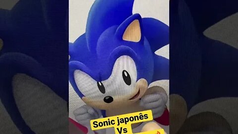 Sonic japonês vs Sonic americano