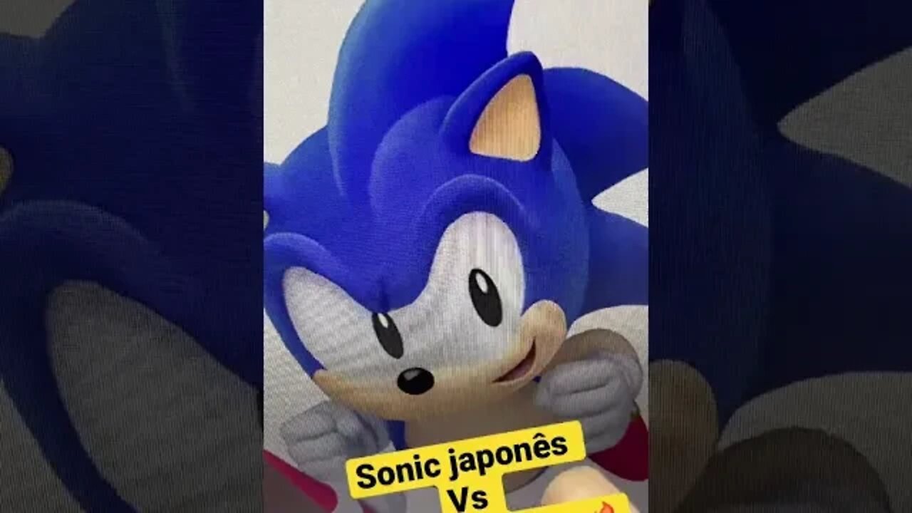 Sonic japonês vs Sonic americano