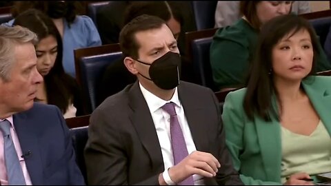 Masked Reporter Confronts Jean-Pierre On Biden Not Taking Questions From the Press
