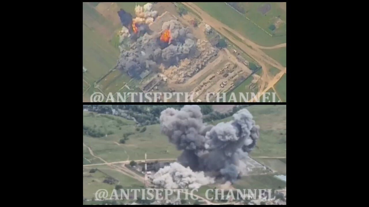 Kherson: Russian FAB-500M62 gliding bombs strike at hangars of the Ukrainian Army