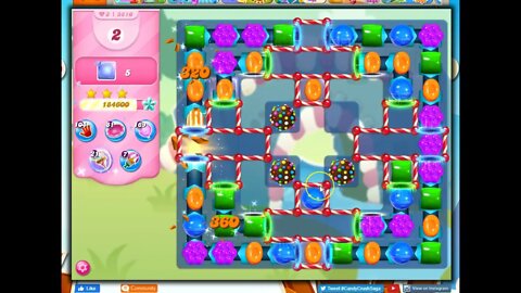Candy Crush Level 3810 Talkthrough, 25 Moves 0 Boosters