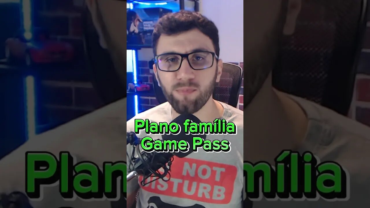 O FIM do PLANO FAMÍLIA do GAME PASS #Shorts