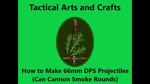 How to Make Can Cannon Smoke Grenades: Tactical Arts and Crafts