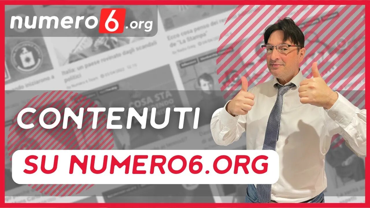 Tutti i contenuti di Numero6.org sono GRATIS