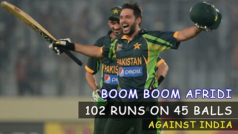 Shahid Afridi,s Unbelievable Inning! Pakistan v Bangladesh 2014 Asia Cup Highlights