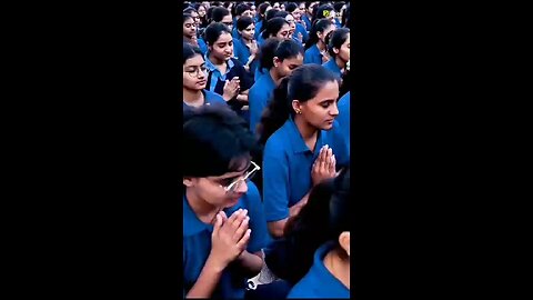 school morning prey at india