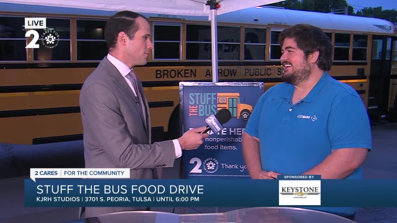 Stuff the Bus Food Drive at KJRH