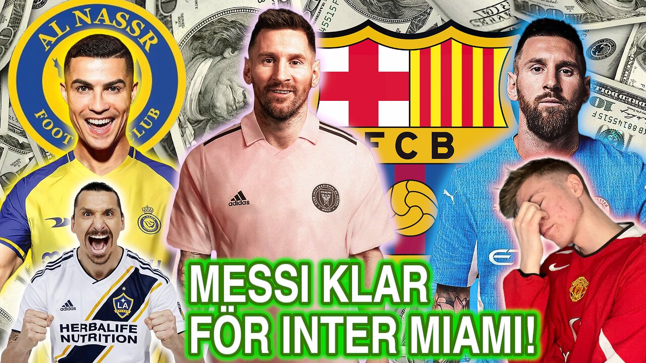 Lionel Messi Klar För Inter Miami!! Lika illa som Cristiano Ronaldo!?