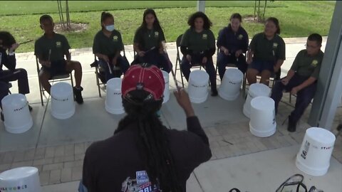 Students learn music, build confidence in Lakeland hip hop drum class