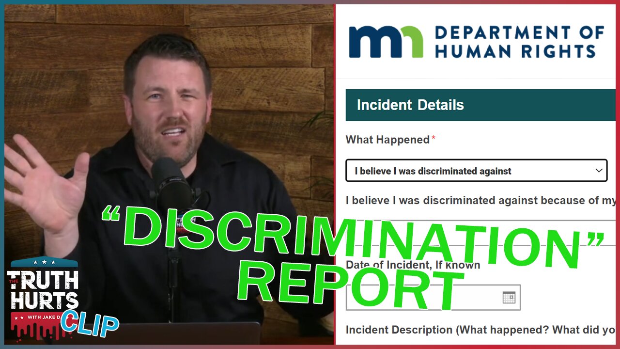 Jake Fills Out MN Dept of Human Rights ‘Discrimination’ Report