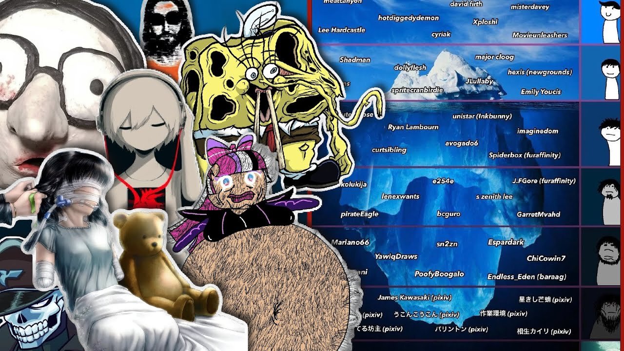 The Disturbing Internet Artists Iceberg Explained