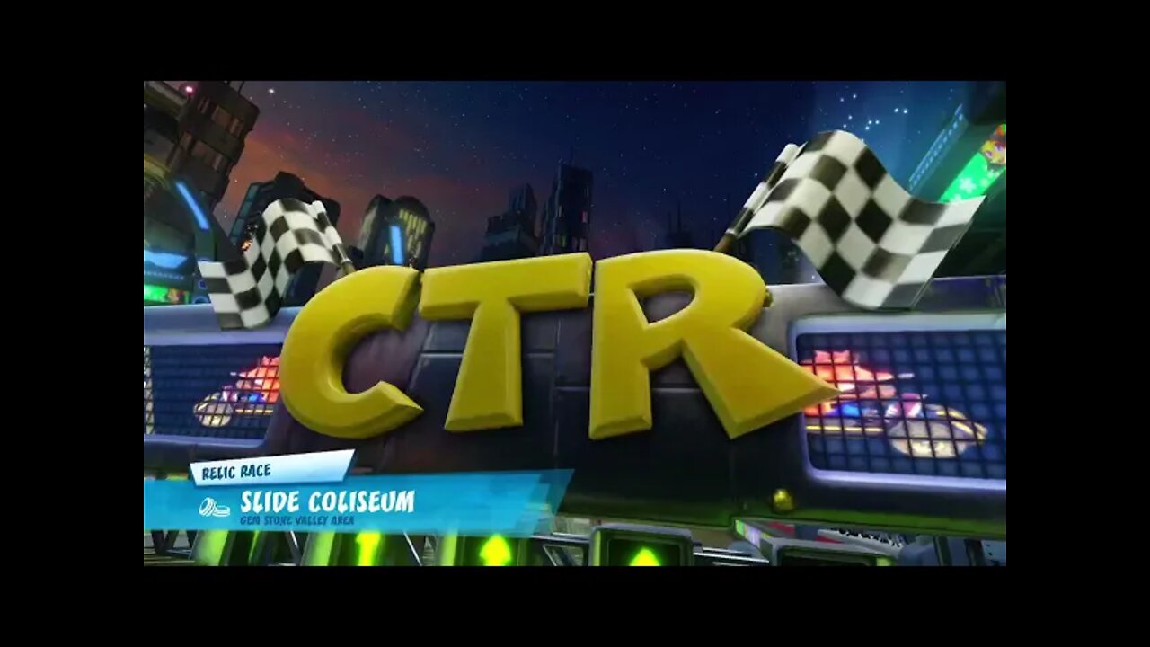 Slide Coliseum Platinum Relic Race Gameplay - Crash Team Racing Nitro-Fueled (Nintendo Switch)