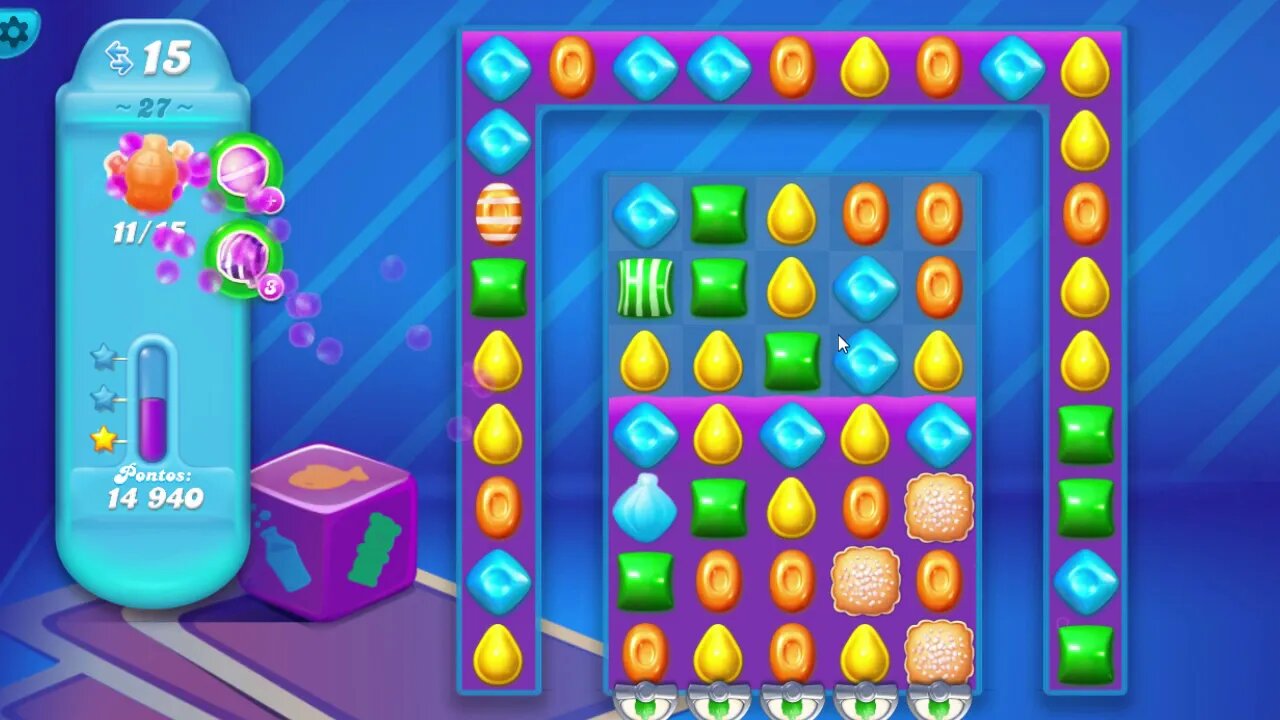 Candy Crush Soda Saga Level 27