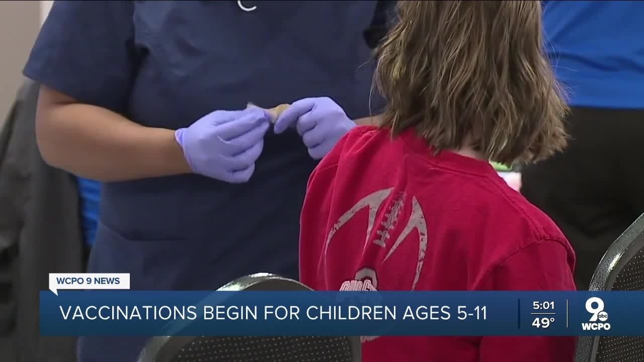 First young children receive COVID-19 vaccines in Cincinnati