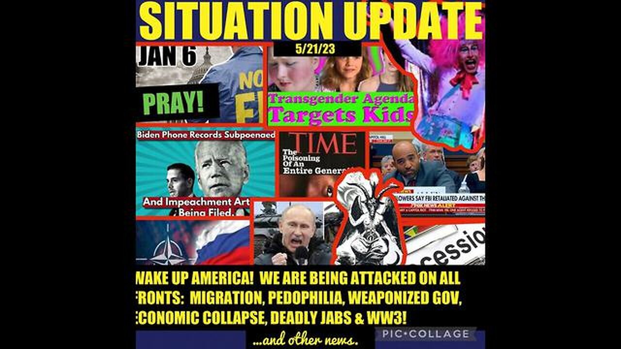 SITUATION UPDATE - WAKE-UP AMERICA! WE ARE BEING ATTACKED ON ALL FRONTS: MIGRATION, PEDOPHIILA, ...