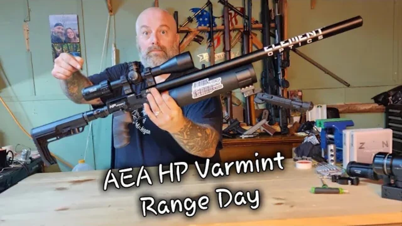 AEA HP Varmint .25 Range day (My New Favorite Unregulated Airgun)