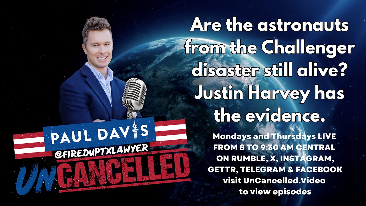 Are the astronauts from the Challenger disaster still alive? Justin Harvey has the evidence.