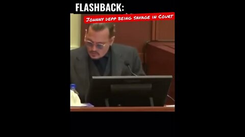 FLASHBACK: #johnnydepp being #savage in Court | #shorts