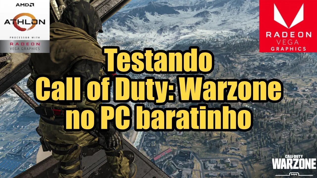 Testando Call of Duty: Warzone no PC Baratinho