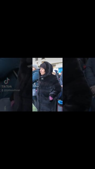 Evacuated residents of Rubizhne #UkraineWar #RussianArmy