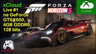 Forza Horizon 5 - xCloud - Live #1 - 11:14 quando realmente consegui começar a jogar.