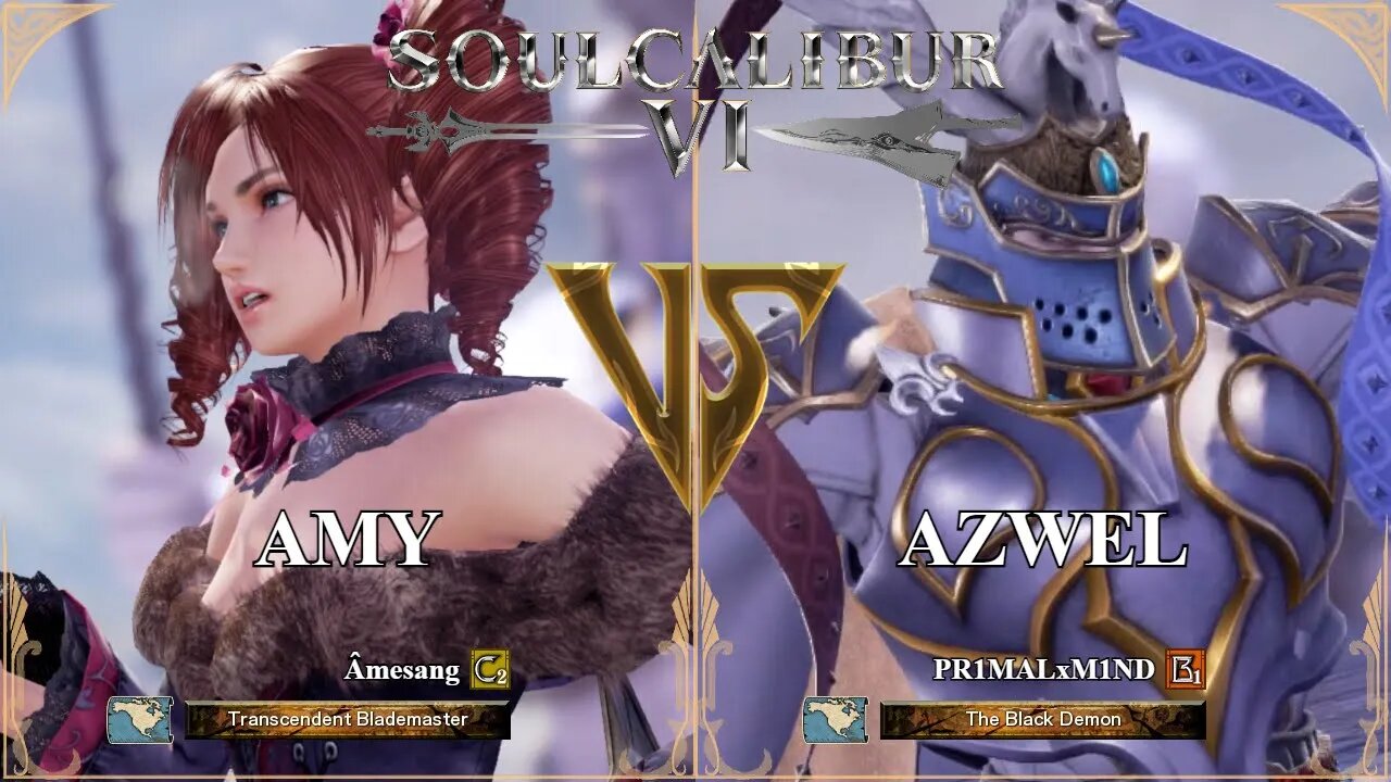 Amy (Âmesang) VS Azwel (PR1MALxM1ND) (SoulCalibur™ VI: Online)