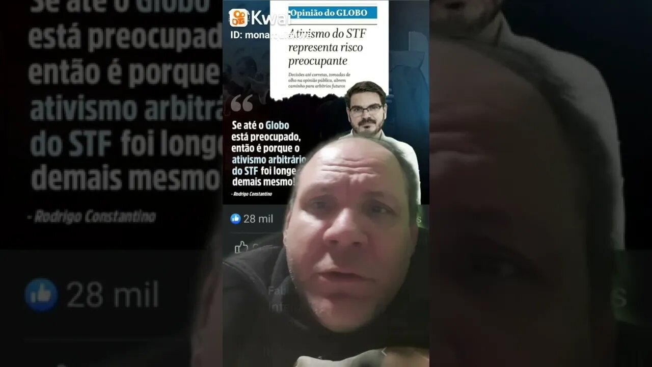 Inacreditável: Jornal o Globo e Rodrigo Constantino detonam o STF