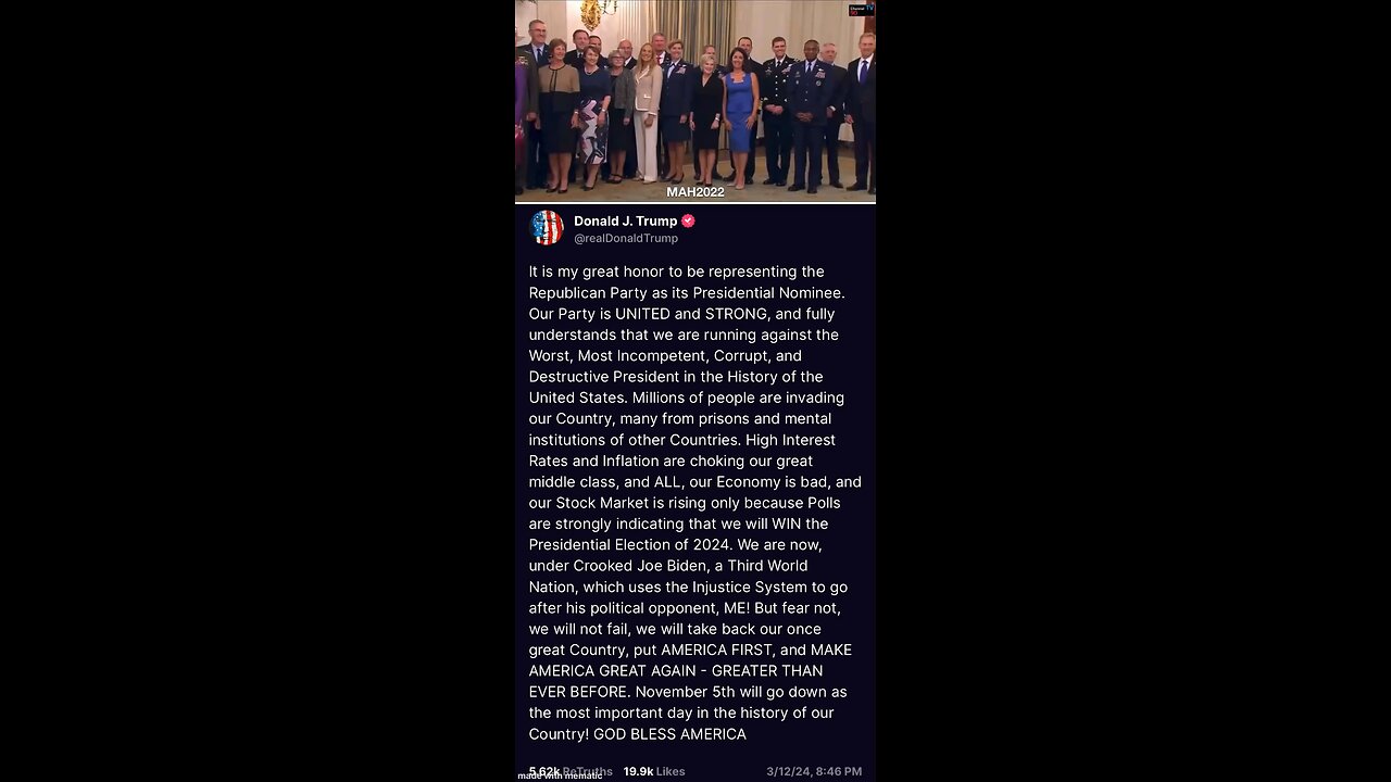 What STORM Mr. President!!!