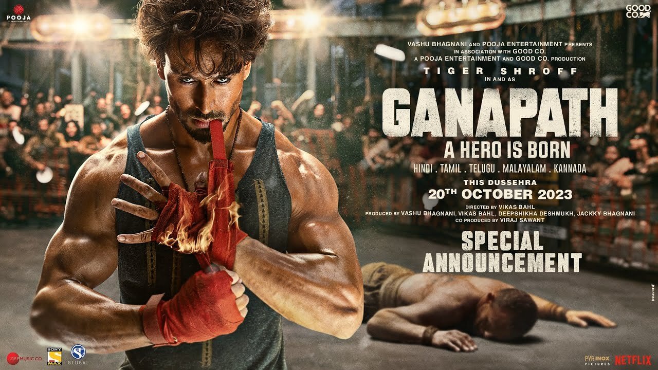 GANAPATH | Dussehra 2023 | Amitabh B, Tiger S, Kriti S ❘ Vikas B, Jackky B | 20th Oct' 23