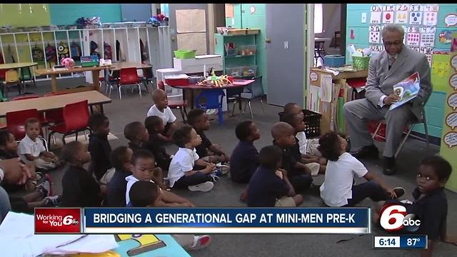 Bridging a generational gap at mini-men prek-K