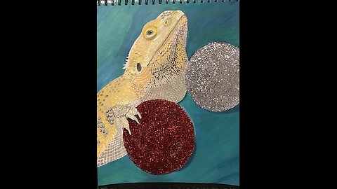 Bearded Dragon Painting