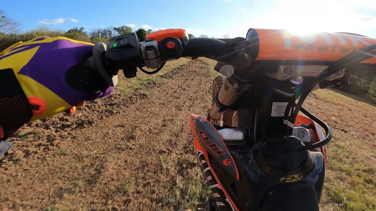 We were ripping laps and Bailey showed up on his Can Am Maverick!
