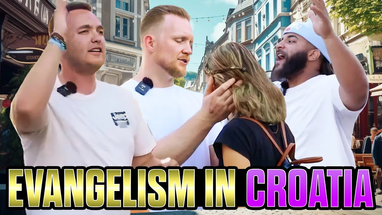 Daniel Adams Open Air Preaching In The City Of Zagreb, Croatia!