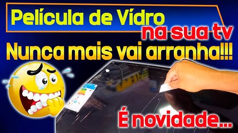 Adaptação de display com película de vidro