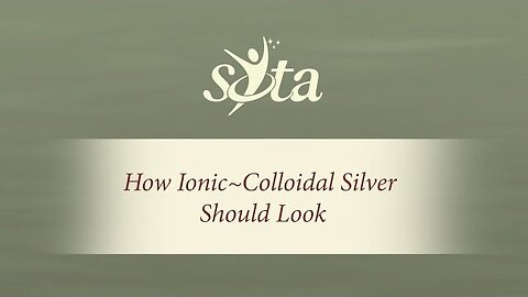 What Should Ionic-Colloidal Silver Look Like?