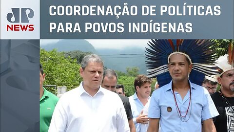 Tarcísio nomeia cacique para novo órgão do estado que visa qualidade de vida de tribos em SP