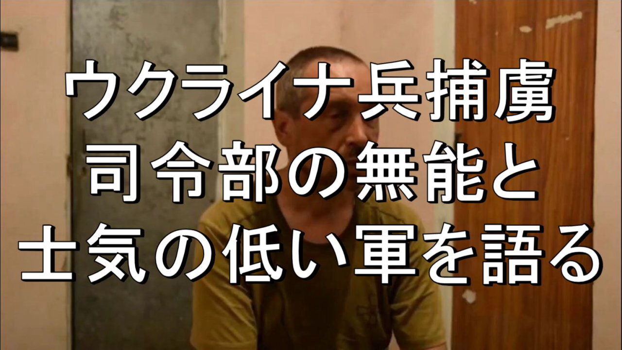 ウクライナ兵でロシア側の捕虜になった兵士は、殆どが現役ではないらしい。