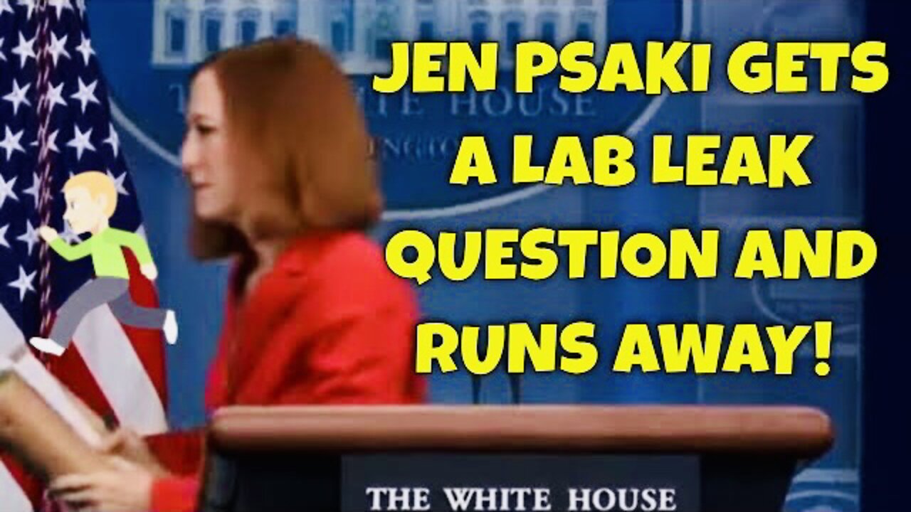 Brave Sir Psaki Ran Away again when asked a Tough Question! (Monty Python parody)