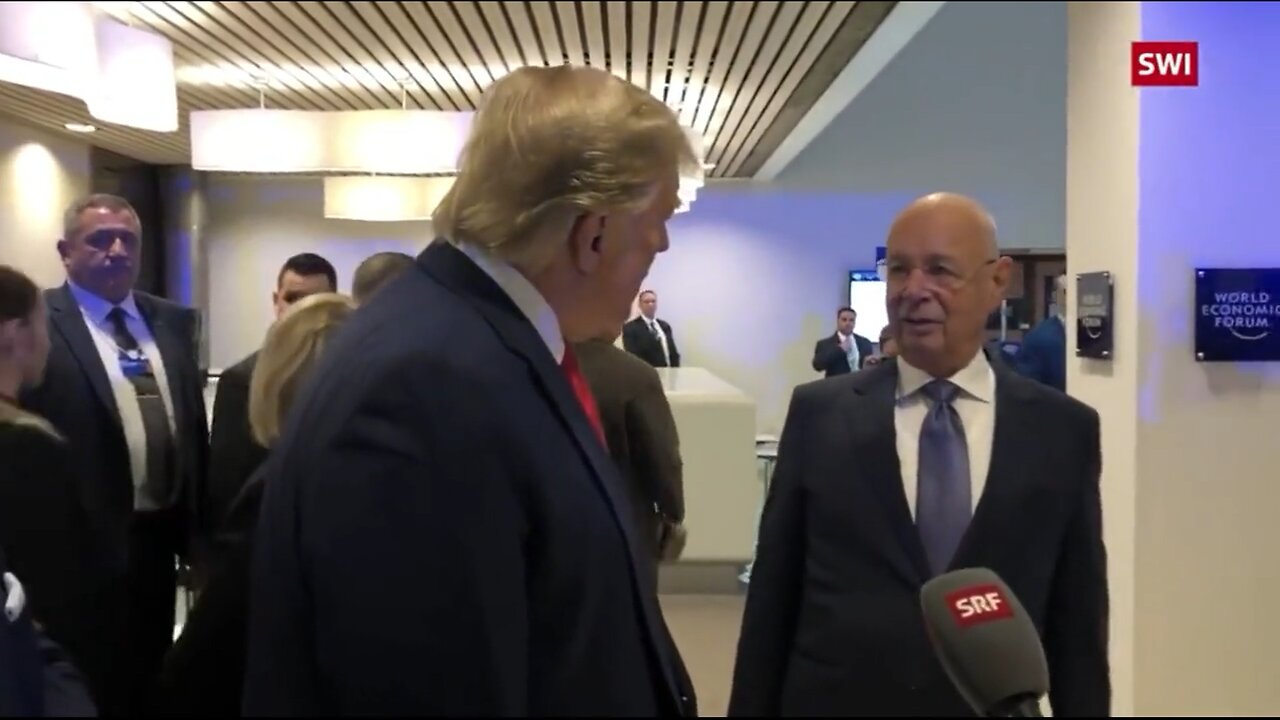 Trump With Klaus Schwab! NOW YOU KNOW!