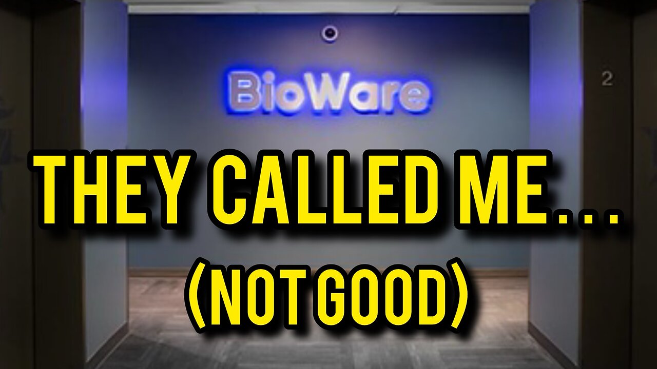 Someone at BioWare Just Called Me and… YIKES.