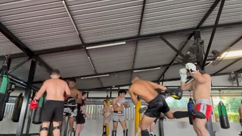 Drilling Muay Thai Thailand